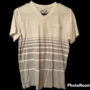 CCS v-neck pocket tee